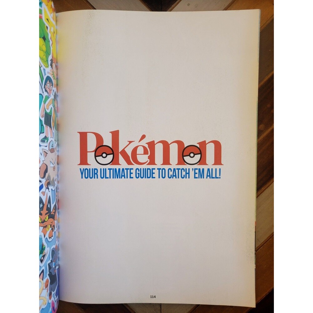 Pokemon Topsy-Turvy Special 30th Anniv Ultimate Guide w/ Posters, Games, Secrets - Picture 4 of 14